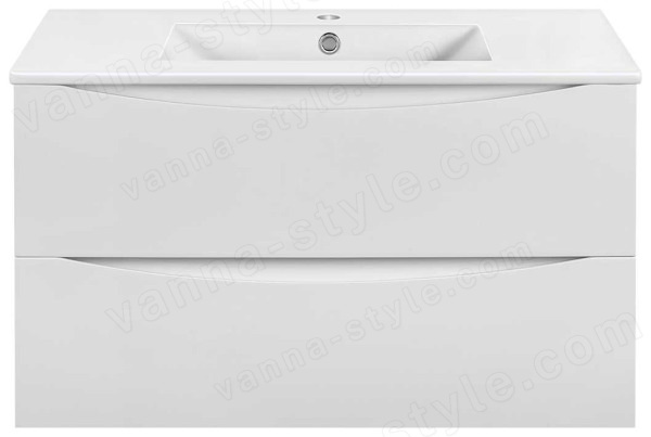 Тумба под раковину Vincea Мия Слим VMC-2MC900S1GW 90x39 подвесная, белый глянцевый 90x39 подвесная, белый глянцевый