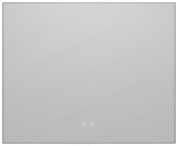 Зеркало с подсветкой Vincea VLM-4F100GM-2 100x80, вороненая сталь 100x80, вороненая сталь