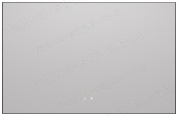 Зеркало с подсветкой Vincea VLM-4F120GM-2 120x80, вороненая сталь 120x80, вороненая сталь