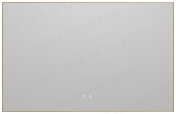 Зеркало с подсветкой Vincea VLM-4F120BG-2 120x80, брашированное золото 120x80, брашированное золото
