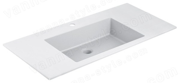 Раковина Vincea VCB-13100W 100x48, белая 100x48, белая
