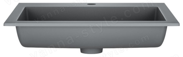 Раковина Vincea VCB-13600G 60x48, серая матовая 60x48, серая матовая