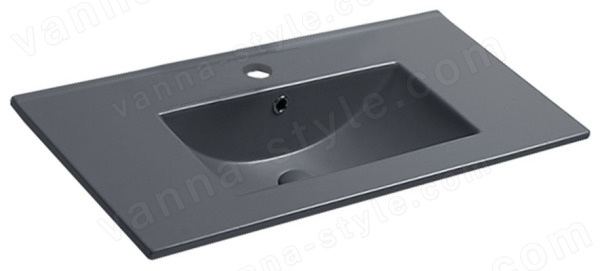 Раковина Vincea VBS-13980MA 81x47, антрацит матовый 81x47, антрацит матовый