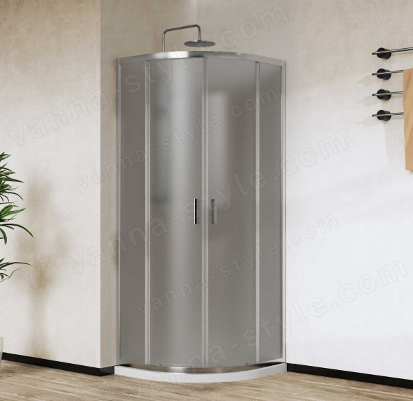 Душевой уголок Vincea City VSQ-5CT800MT 80x80, профиль хром 80x80, профиль хром