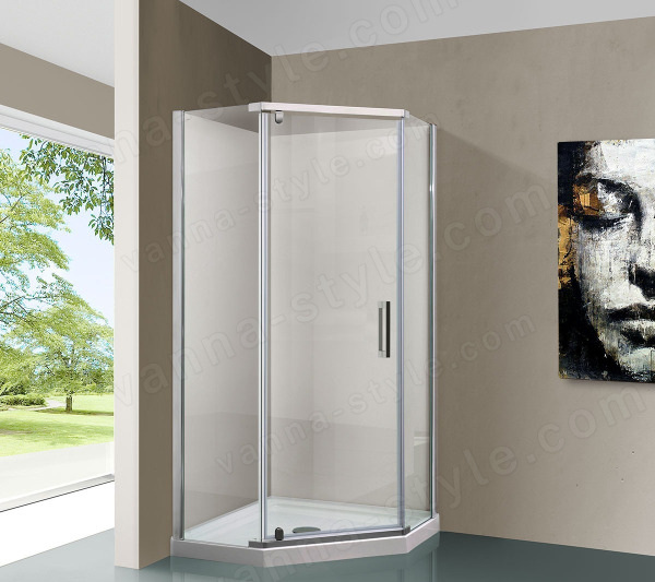 Душевой уголок Vincea Stresa VSP-1S900CL 90x90, профиль хром 90x90, профиль хром