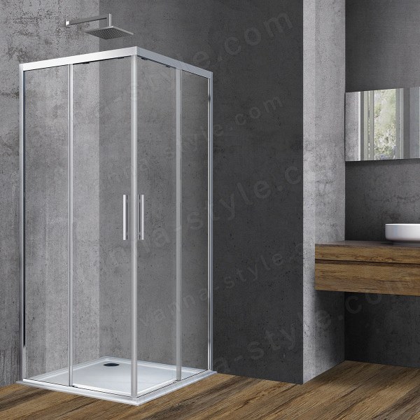 Душевой уголок Vincea Soft VSS-3SO900CL 90x90, профиль хром 90x90, профиль хром