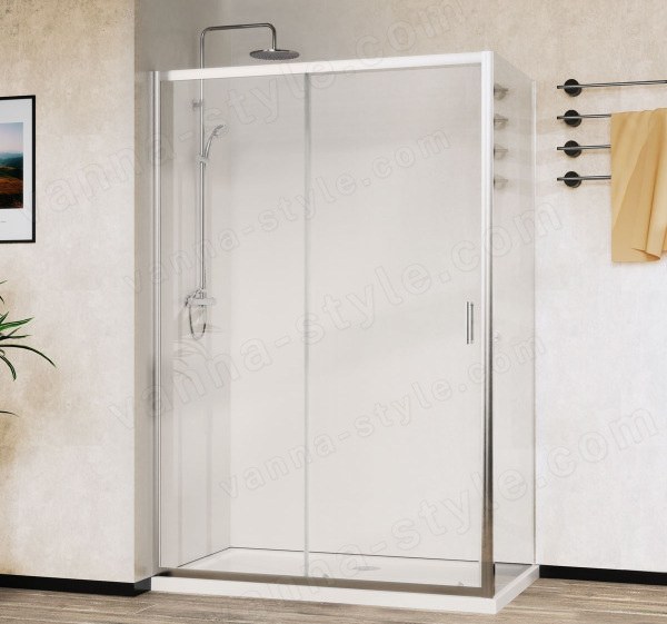 Душевой уголок Vincea City VSR-5CT9012CL 120x90, профиль хром 120x90, профиль хром