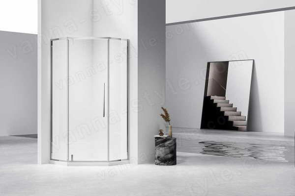 Душевой уголок Vincea Slim-N VSP-4SN100CL 100x100, профиль хром 100x100, профиль хром