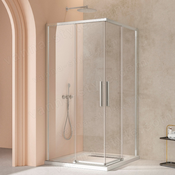 Душевой уголок Vincea Slim VSS-4SL100CL 100x100, профиль хром 100x100, профиль хром