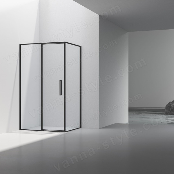 Душевой уголок Vincea Slim VSR-4SLP9012CLB 90x120, профиль черный 90x120, профиль черный
