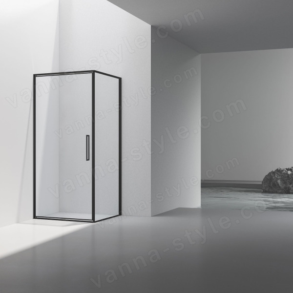Душевой уголок Vincea Slim VSR-4SLP9010CLB 100x90, профиль черный 100x90, профиль черный