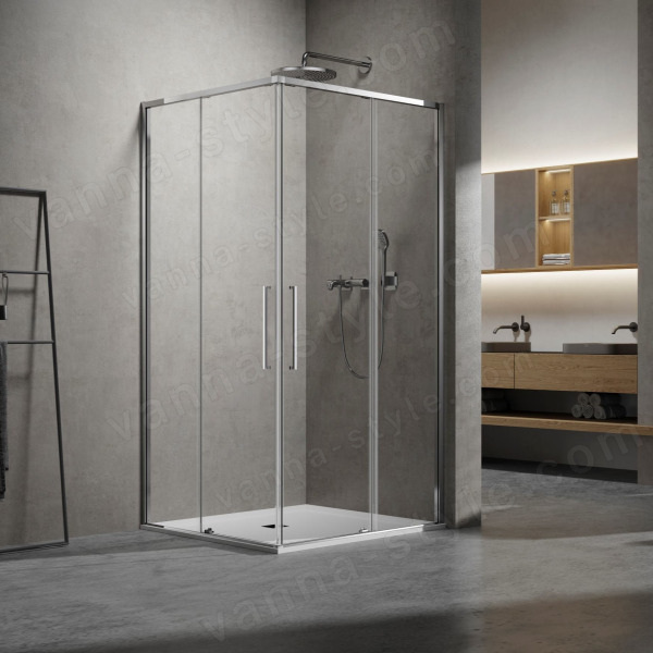 Душевой уголок Vincea Slim VSS-6SL8010CL 100x80, профиль хром 100x80, профиль хром