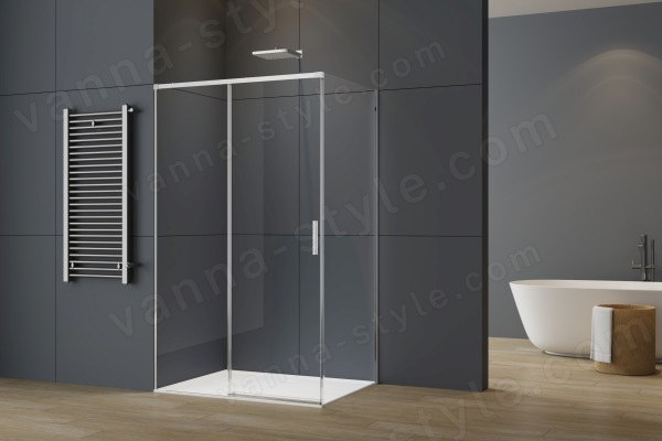 Душевой уголок Vincea Soft 2 VSR-3SO28010CL 100x80, профиль хром 100x80, профиль хром