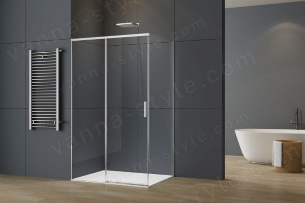 Душевой уголок Vincea Soft 2 VSR-3SO28013CL 120x80, профиль хром 120x80, профиль хром