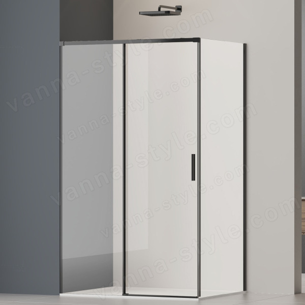 Душевой уголок Vincea Soft 2 VSR-3SO29013CLB 130x90, профиль черный 130x90, профиль черный