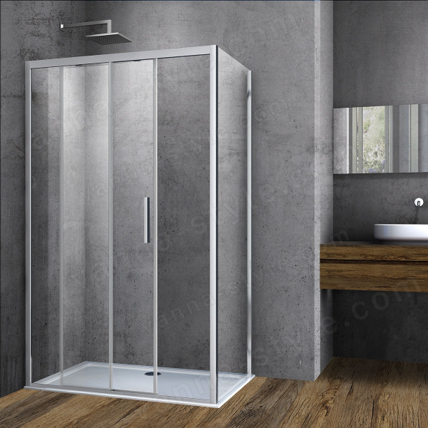 Душевой уголок Vincea Soft VSR-3SO9012CL 120x90, профиль хром 120x90, профиль хром