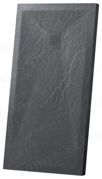 Душевой поддон Vincea VST-4SR1012A 120x100 из искусственного камня, серый 120x100 из искусственного камня, серый