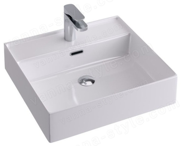 Раковина Hidra Kiub KI50/026 51x46, черная матовая 51x46, черная матовая