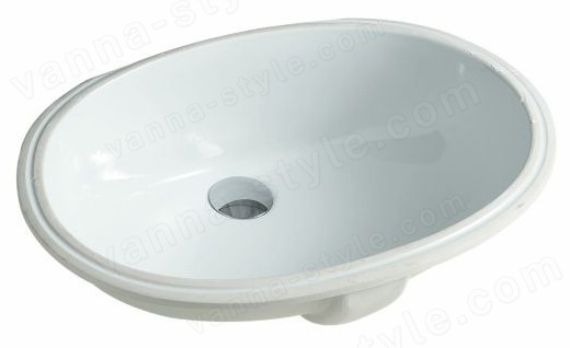 Раковина Hidra Lavabi A104/001 57.5x40, белая глянцевая 57.5x40, белая глянцевая