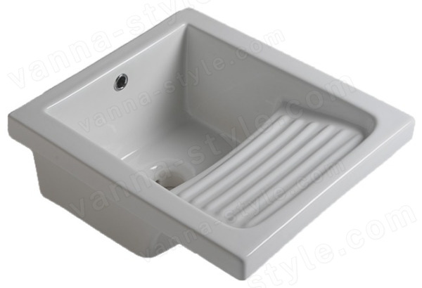 Раковина White Ceramic Arno GAR.00.001 45x51.5, белая глянцевая 45x51.5, белая глянцевая