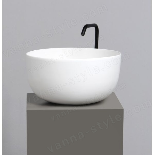 Раковина White Ceramic Dome W0307PL 44.5x44.5, сливовая матовая 44.5x44.5, сливовая матовая