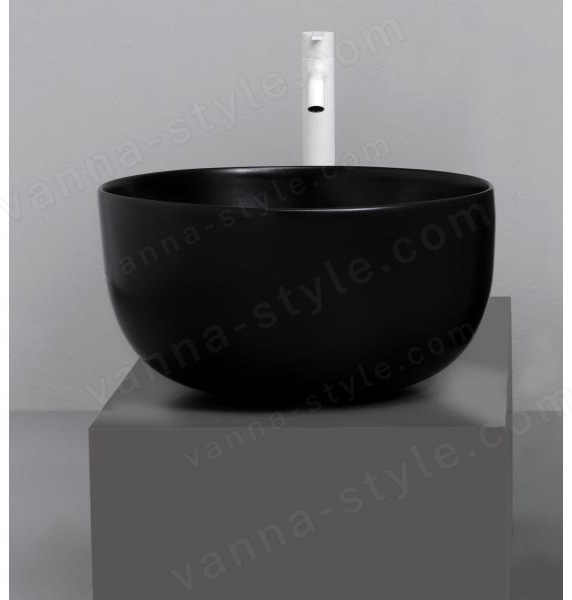 Раковина White Ceramic Dome W030705 44.5x44.5, черная матовая 44.5x44.5, черная матовая