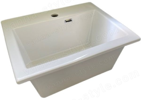 Раковина White Ceramic Rio W0134F01 50x40, белая глянцевая 50x40, белая глянцевая