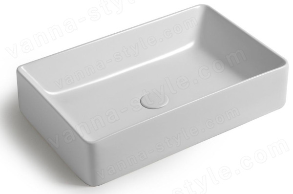 Раковина White Ceramic Slim W012701 60x38, белая глянцевая 60x38, белая глянцевая