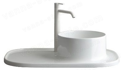 Раковина White Ceramic Upper W300701 70x45, белая глянцевая 70x45, белая глянцевая