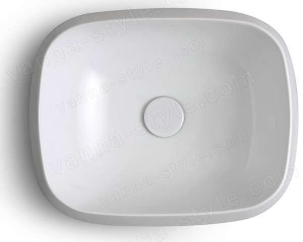 Раковина White Ceramic Tao W1040701 50x42, белая глянцевая 50x42, белая глянцевая