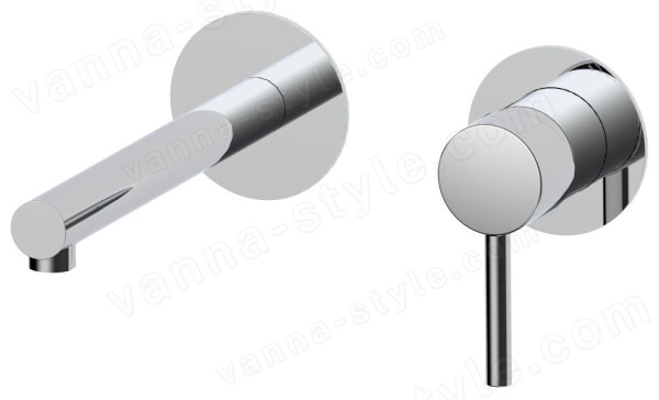Смеситель для раковины AQG Stick 01STR160CR встраиваемый, хром встраиваемый, хром