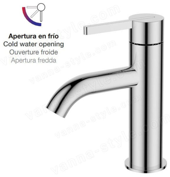 Смеситель для раковины AQG Urban 01URB100CR, хром, хром