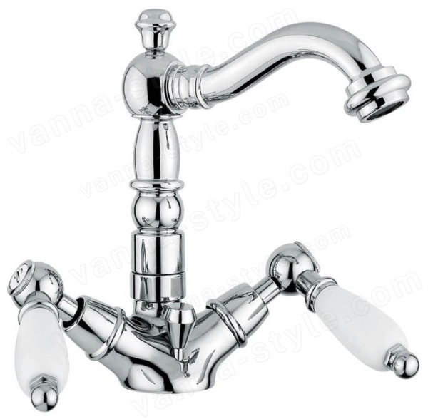 Смеситель для раковины Emmevi Deco Ceramic 121615/OR, золото, золото