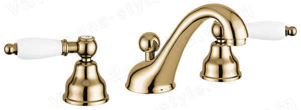 Смеситель для раковины Emmevi Deco Ceramic 121033/BR, бронза, бронза