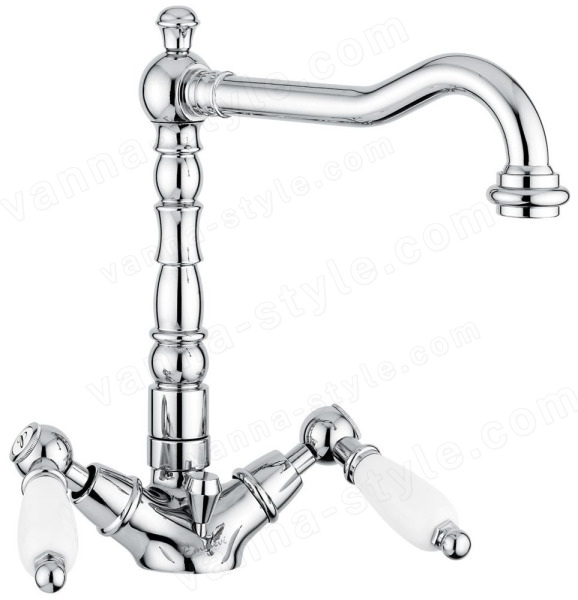 Смеситель для раковины Emmevi Deco Ceramic 121613/CR, хром, хром