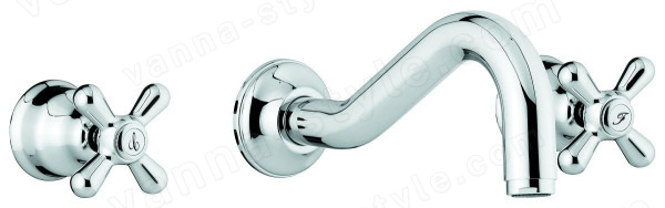 Смеситель для раковины Emmevi Deco Classic 12055/BR встраиваемый, бронза встраиваемый, бронза