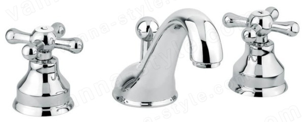 Смеситель для раковины Emmevi Deco Classic 12033/BR, бронза, бронза