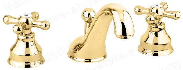 Смеситель для раковины Emmevi Deco Classic 12033/OR, золото, золото