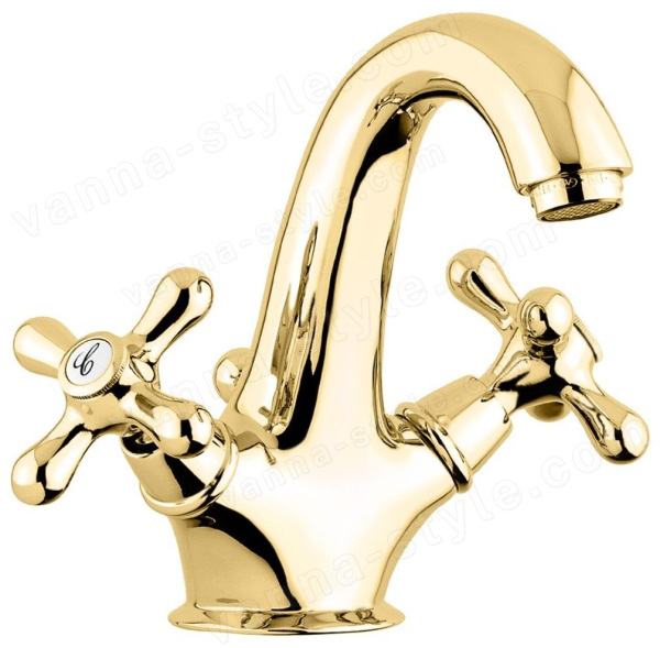 Смеситель для раковины Emmevi Deco Classic 12013/OR, золото, золото