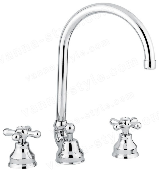 Смеситель для раковины Emmevi Deco Classic 12043/CR, хром, хром