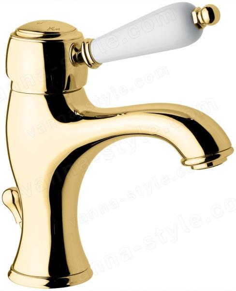 Смеситель для раковины Emmevi Laguna 40063/OR, золото, золото