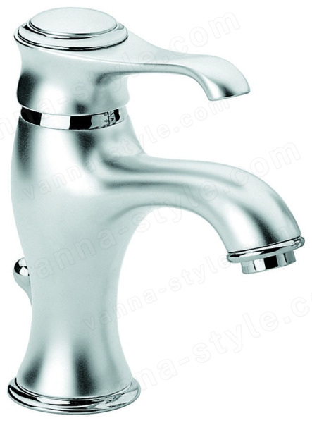 Смеситель для раковины Emmevi Tiffany 6003/SC, матовый хром-хром, матовый хром-хром