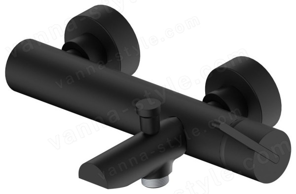 Смеситель для ванны AQG Urban 01URB400NG, черный матовый, черный матовый