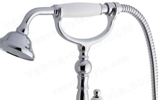 Смеситель для ванны Emmevi Laguna 40011/BC, белый-хром, белый-хром