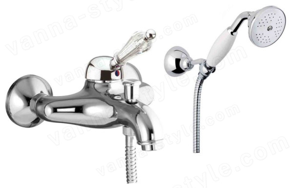 Смеситель для ванны Fiore Imperiale Sky 82CR5104, хром - swarovski, хром - swarovski
