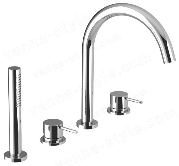 Смеситель на борт ванны Oioli Micro MIBV006RO/C00, хром, хром