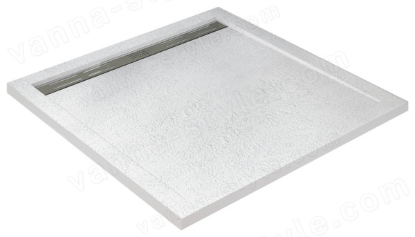 Душевой поддон Cezares TRAY-AS-A-80-30-W 80x80 из искусственного камня, белый 80x80 из искусственного камня, белый