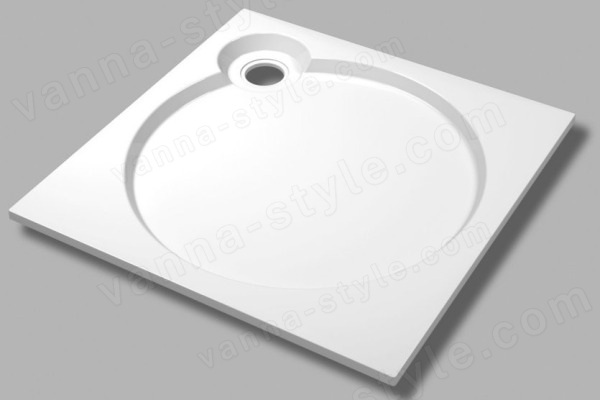 Душевой поддон Cezares TRAY-S-A-90-56-W 90x90 из искусственного камня, белый 90x90 из искусственного камня, белый
