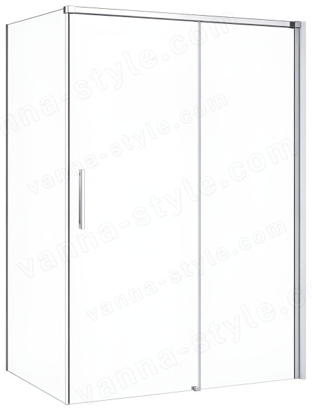 Душевой уголок Cezares DUET SOFT-M-AH-1-140/100-C-Cr 140x100, профиль хром 140x100, профиль хром