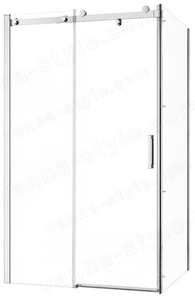 Душевой уголок Cezares STYLUS-SOFT-A-1-100/100-C-Cr 100x100, профиль хром 100x100, профиль хром